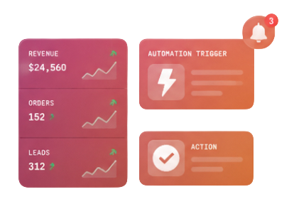 Automation dashboard illustration